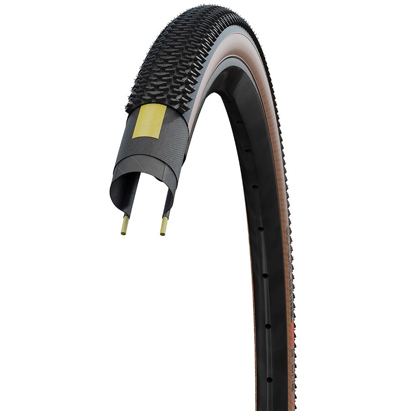 Schwalbe G-One R Pro Gravel Tire 28x1.50 Folding Tubeless Ready Addix Race V-Guard Black