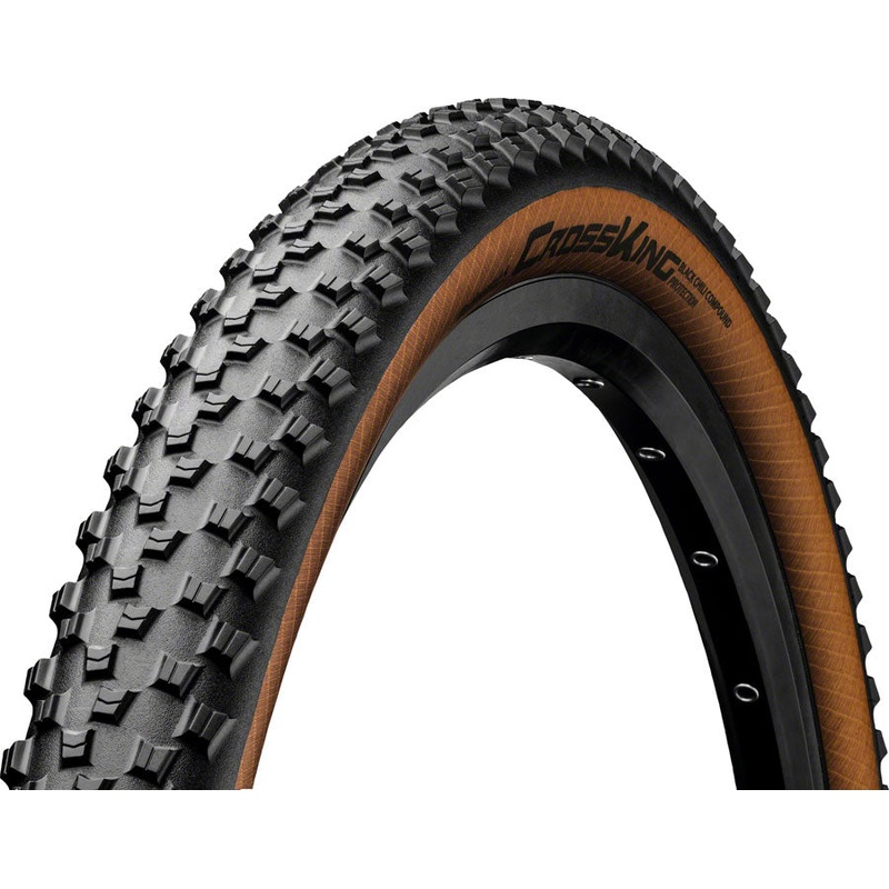 Continental Cross King Tire - 27.5 x 2.20 Tubeless Folding BLK/Bernstein BLKChili ProTection E25