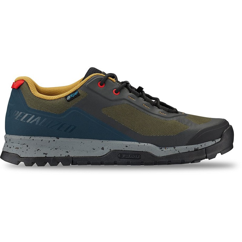Specialized rime flat shoe dark moss/deep lake/harvest gold 47