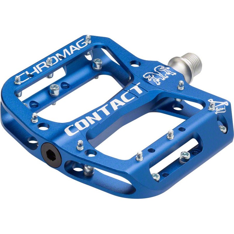 Chromag Contact Pedals - Platform Aluminum 9/16" Dark Blue