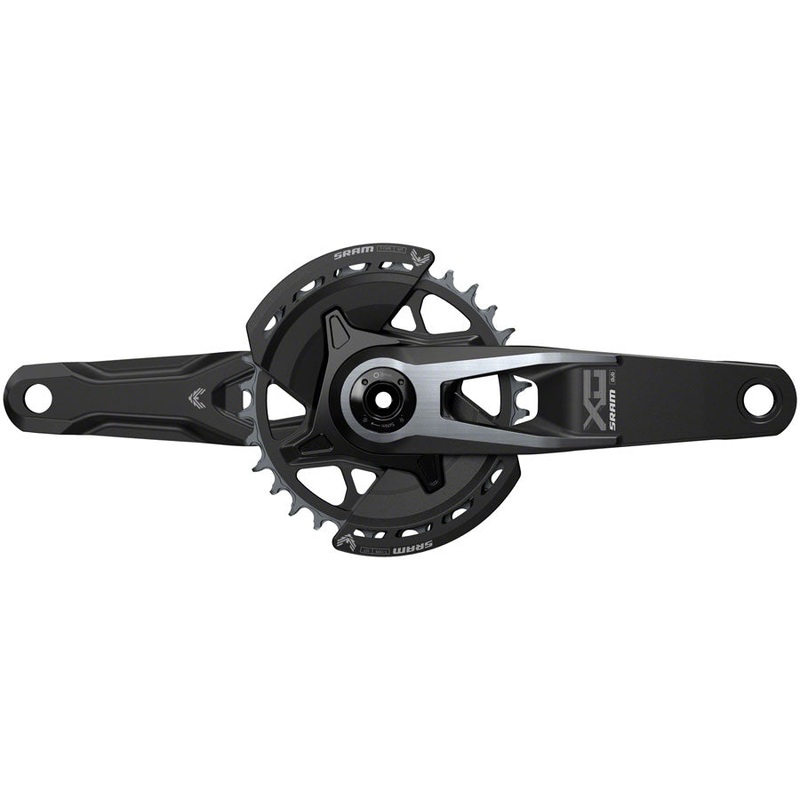 SRAM X0 Eagle T-Type Wide Crankset - 175mm, 12-Speed, 32t Chainring, Direct Mount, 2-Guards, DUB Spindle Interface,