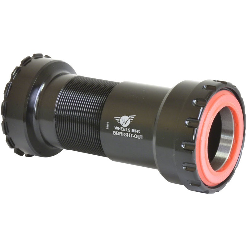 Wheels Manufacturing PressFit BBRight Thread-Together Bottom Bracket - DUB Spindle ABEC-3 Bearing BLK