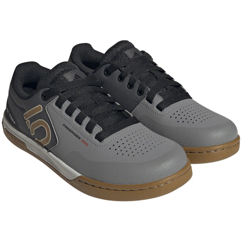 Five Ten Freerider Pro Flat Shoes - Mens Gray Three/Bronze/Core Black 9