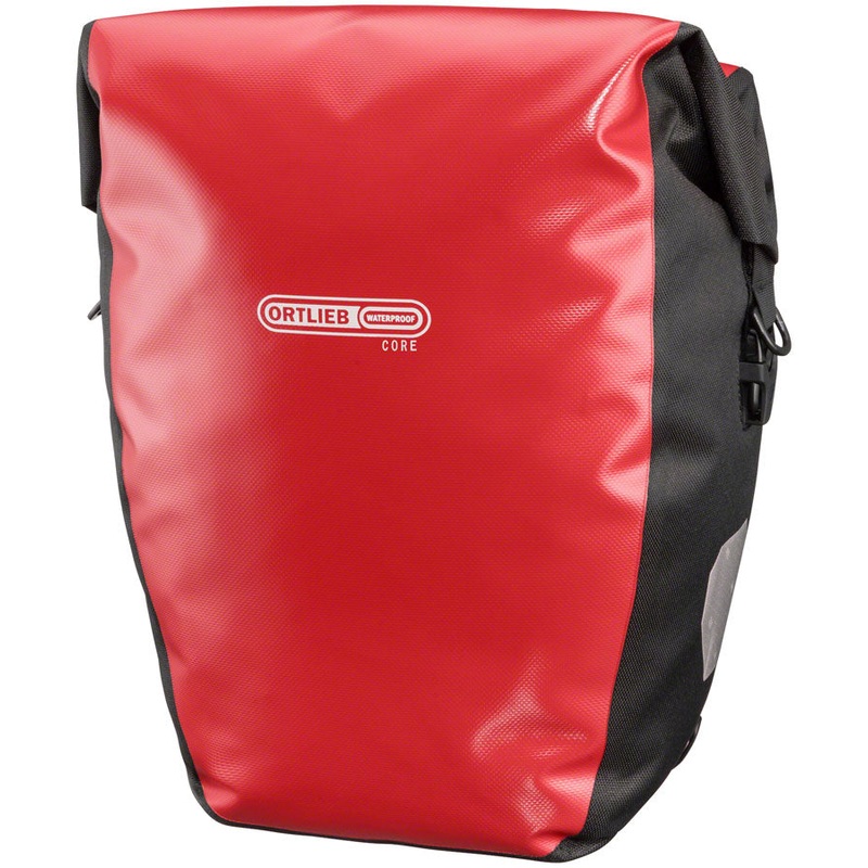 Back Roller Core Rear Pannier - 20L Each Red/Black