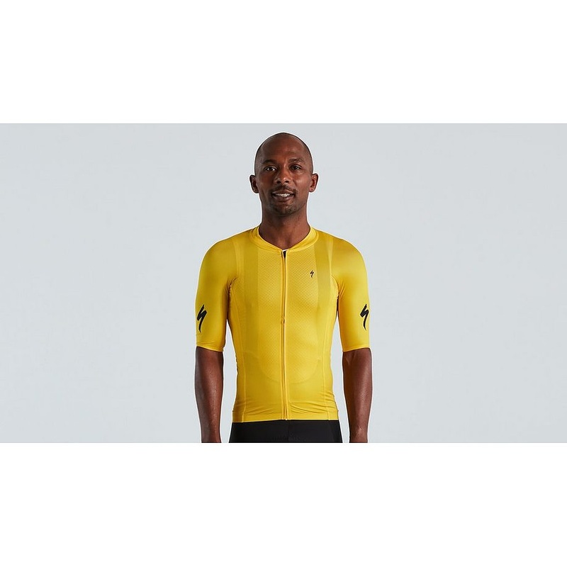 Specialized sl r logo jersey ss men golden yellow l