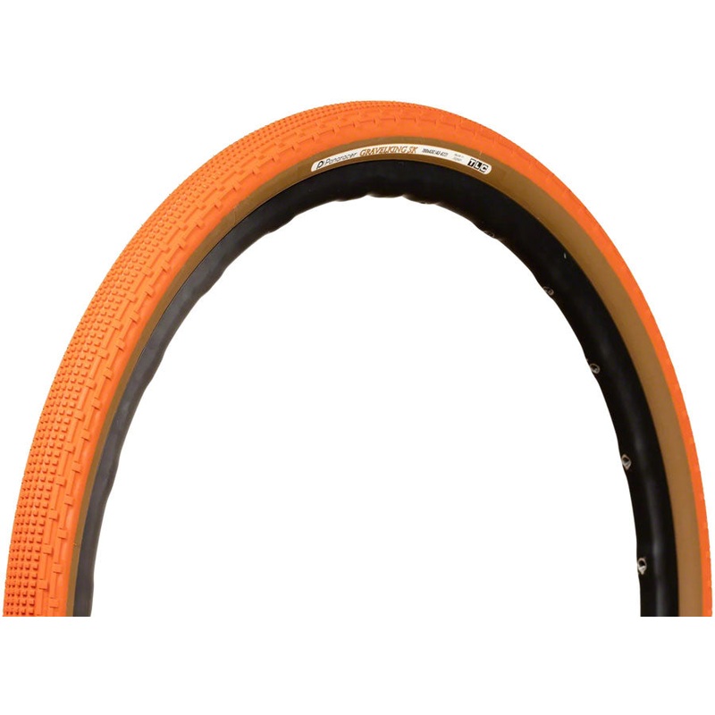 GravelKing SK Tire - 700 x 32 Tubeless Folding Sunset Orange/Brown