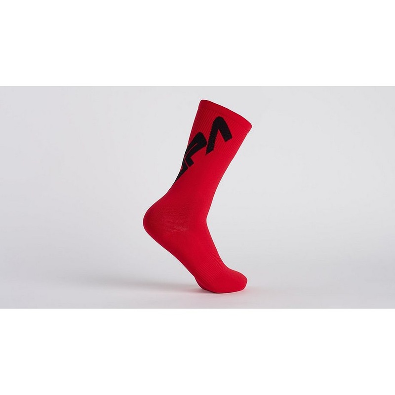 Specialized tagged sock black/red s