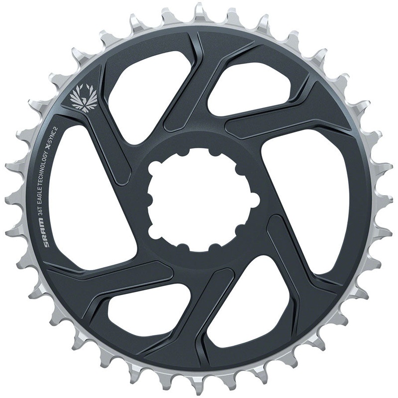 SRAM Eagle X-SYNC 2 Direct Mount Chainring - 36t, Direct Mount, 3mm Offset, For Boost, Lunar/Polar Grey