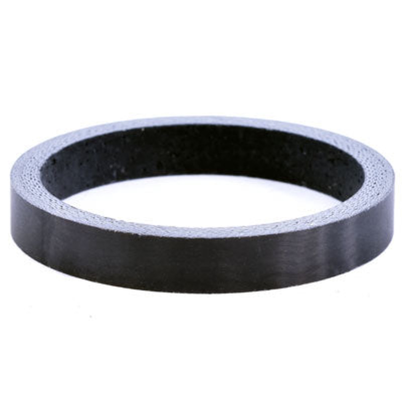 Wmfg H/Set Spcr,Crbn,1/8,5Mm 5 Per Bag, Matte Finish Matte Carbon Headset Spacers Wheels Mfg. Headsets