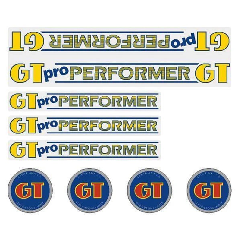 1985 GT Pro Performer Decal Set (JAPAN)
