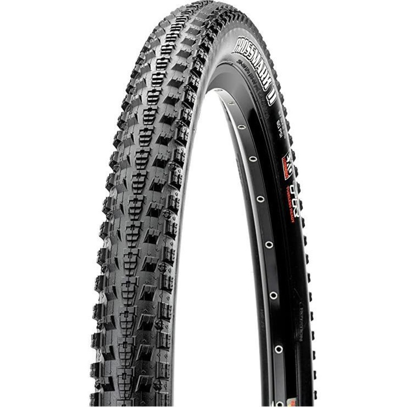 Maxxis Crossmark II Tire - 29 x 2.25 Folding Tubeless Black Dual EXO