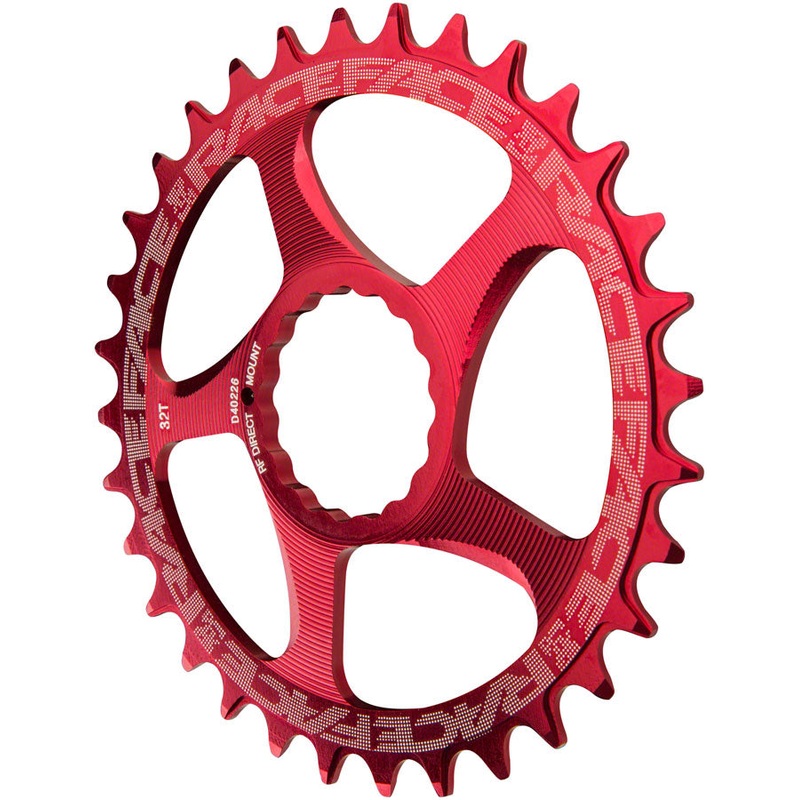 RaceFace Narrow Wide Chainring: Direct Mount CINCH, 28t, Red