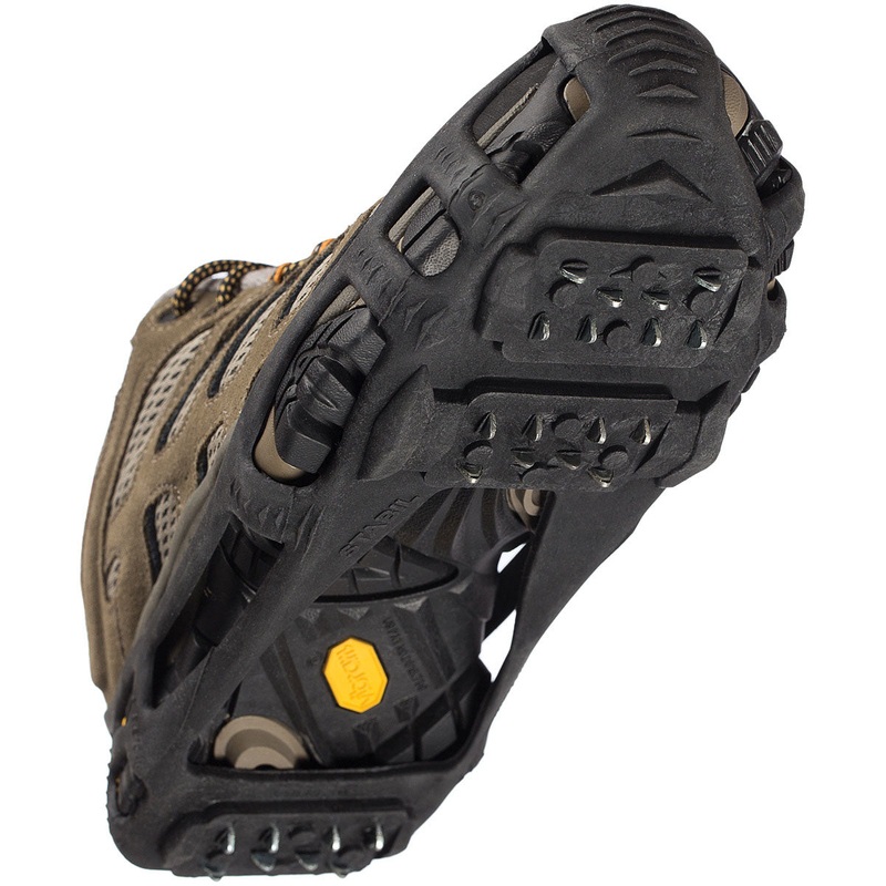 Winter Ice Traction Cleats for Shoes & Boots | Stabilicers Walk Medium & XL - Enhanced Grip, Steel Cleats, Secure Fit, Anti-Slip Safety