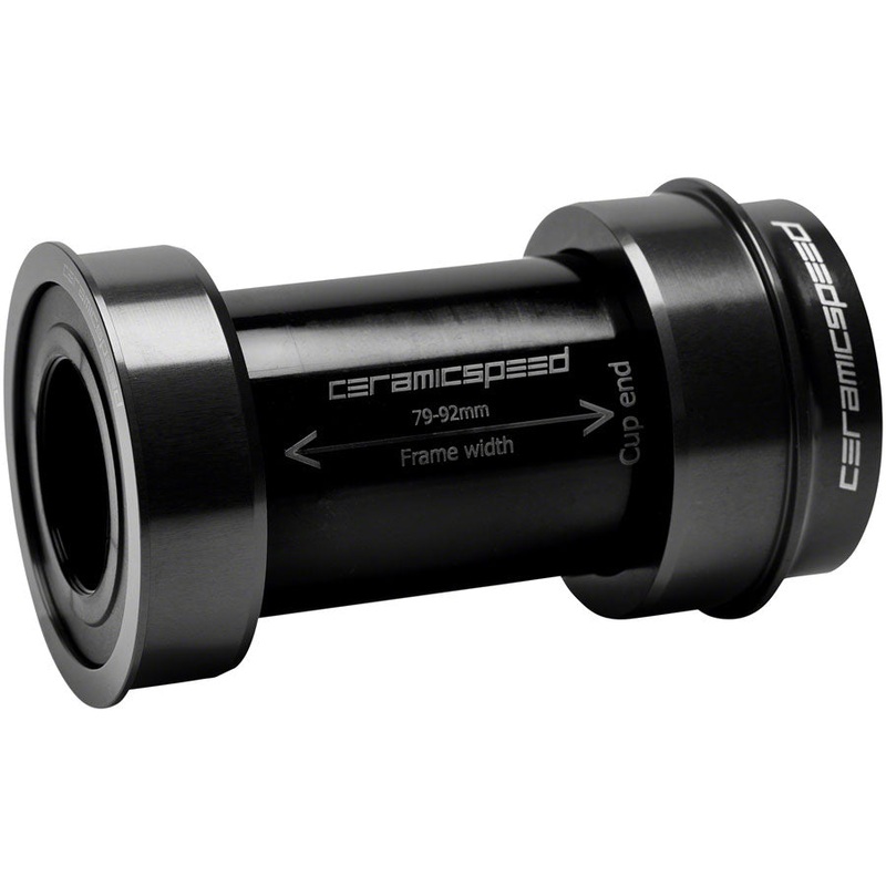 BBright Road Bottom Bracket - DUB Road Spindle Black