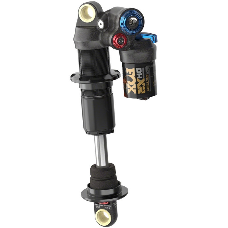 FOX DHX2 Factory Rear Shock - Standard 8.5 x 2.5" 2-Position Lever Hard Chromoly Damper Shaft