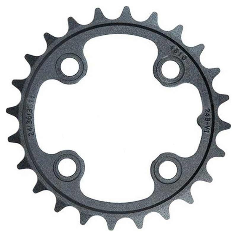 Truvativ, 26T, 9 sp, BCD 64mm, 4-Bolt, Inner Chainring, For MTB triple, Aluminum, Black, 11.6215.092.000