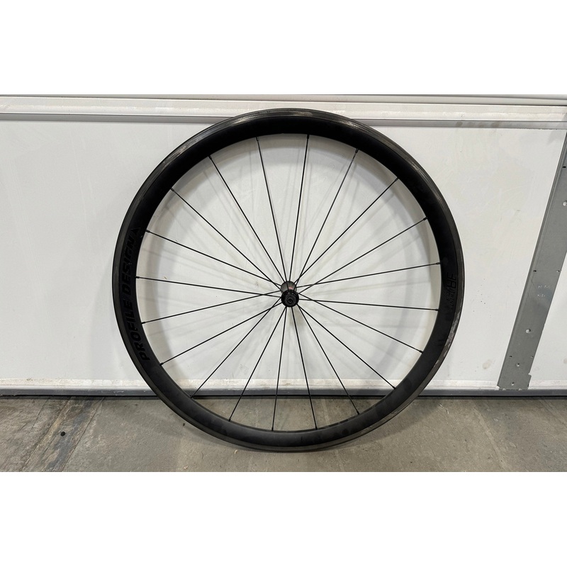 Profile Design 38 Twenty Four Carbon Clincher 700c Front Wheel Rim Brake QR