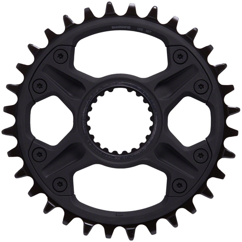 Shimano Deore FC-M6100-1 Direct Mount Chainring - 32t 12-Speed Black