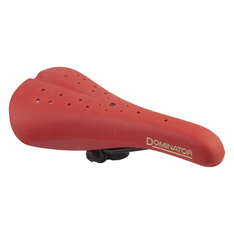 Viscount Dominator Railed Saddle / Plastic Seat - Red