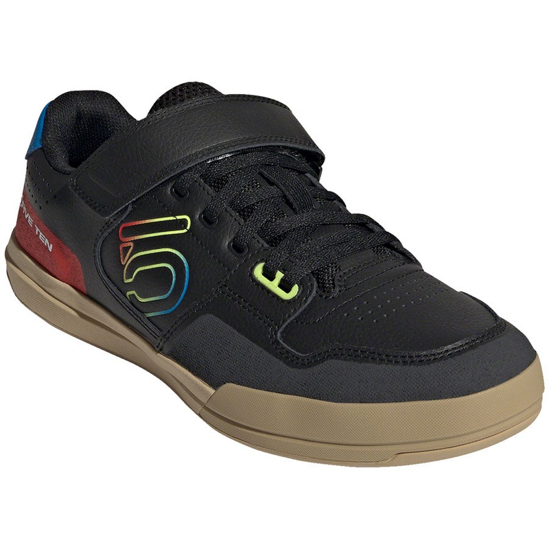 Five Ten Hellcat Mountain Clipless Shoes - Mens Core BLK/Core BLK/Red 6.5