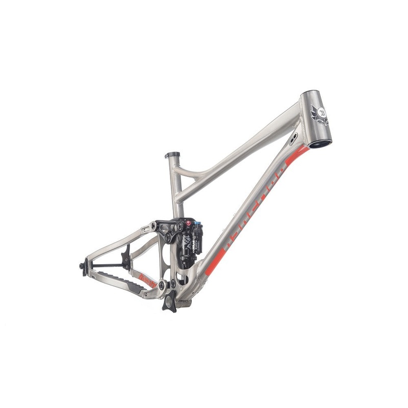 Banshee Phantom V3.2 Frameset, Tint Raw With Red Decals, Headset
