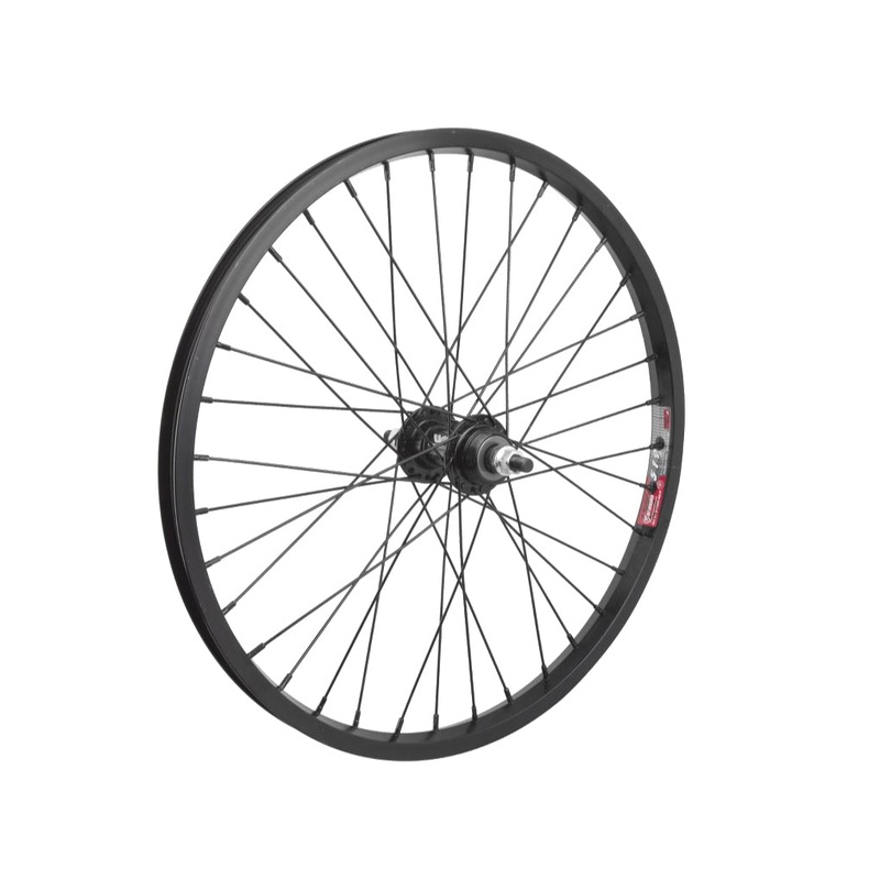 Wheel Master 20in Alloy Wheelset B/O 3/8x100mm W/M Steel 36H Rim Brake Black
