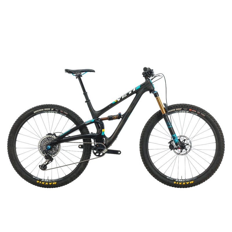 Yeti Cycles SB5+ TURQ Carbon X01 Mountain Bike - 2017, Medium
