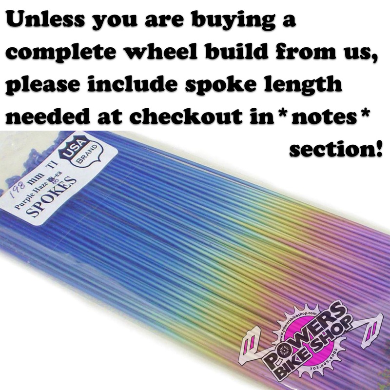 Titanium Spokes pack of 28