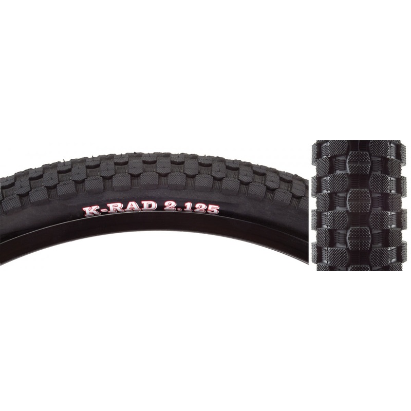 Tire Ken K-Rad Sport 20X2.125 Black/Bk Src/60 Wire 65Psi