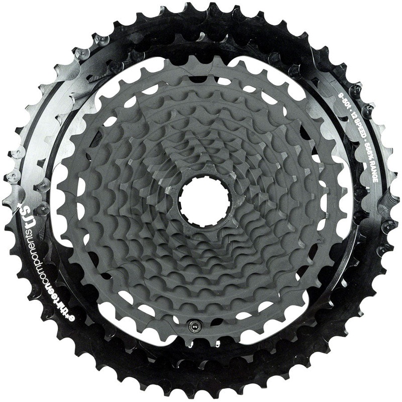 TRS Plus Cassette - 12 Speed 9-46t Black For XD Driver Body