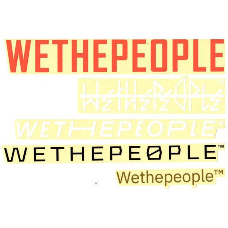 Wethepeople 2020 Sticker Sheet