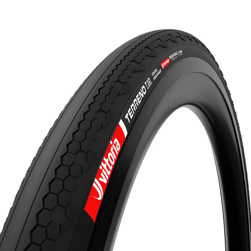 Vittoria Terreno T10 Hardpack Tire - 700 x 45 Tubeless Folding BLK Gravel Endurance Graphene G2.0