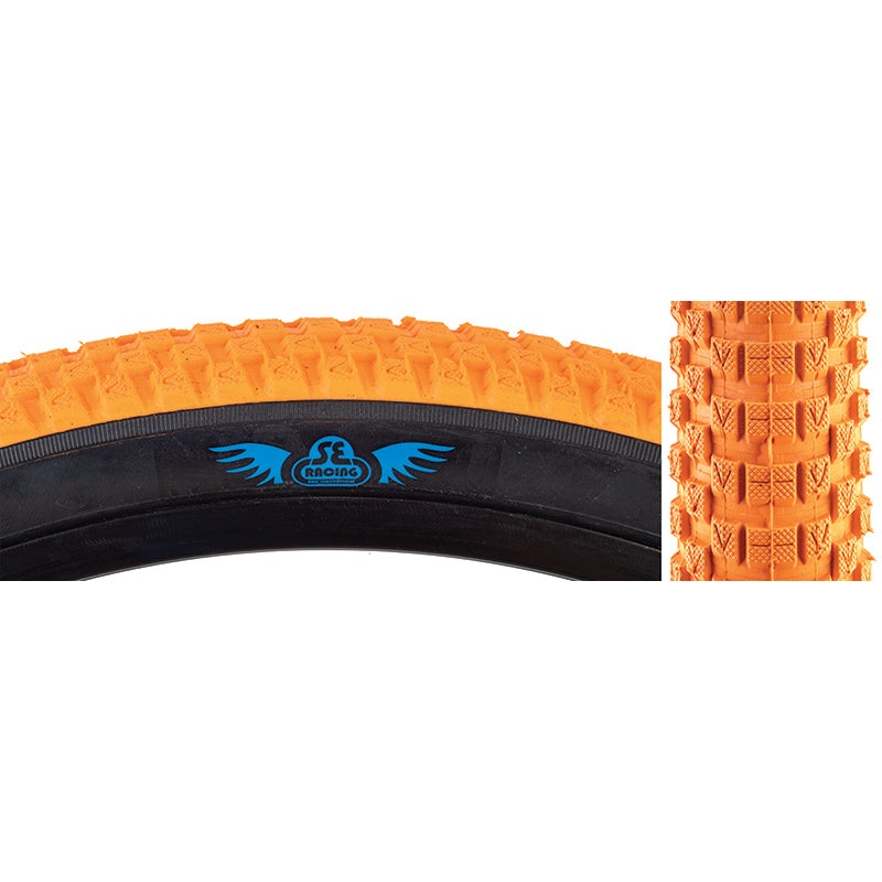 24x2.0 SE Racing Cub BMX Tire - Orange w/ Black Sidewall