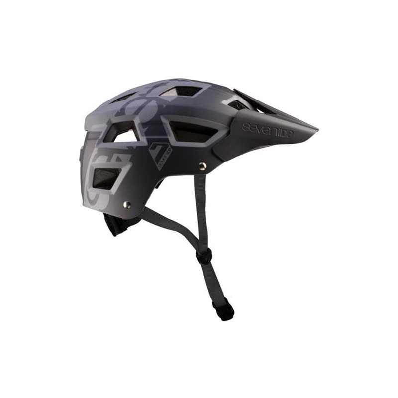 7 iDP M5 MTB AM Helmet - Black-Gray - 2018