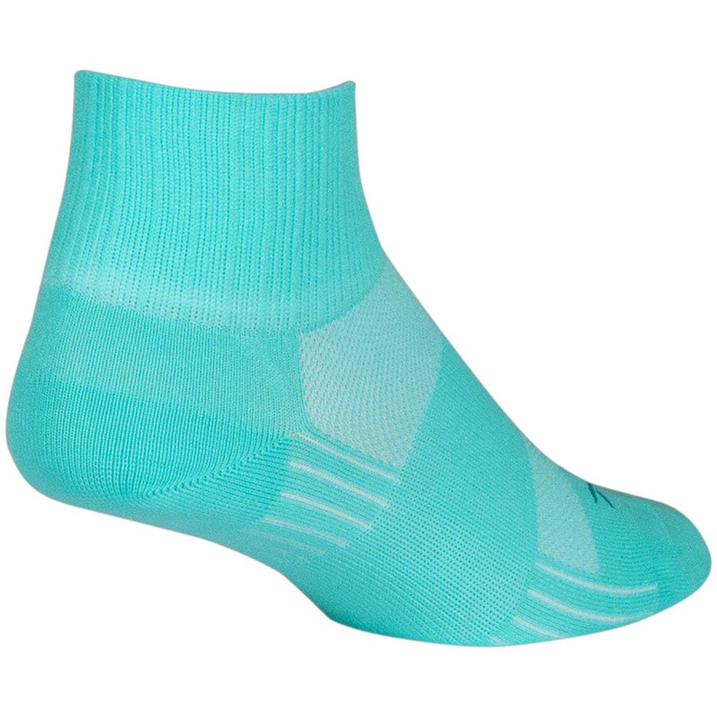 SockGuy Aqua Sugar SGX Socks - 2.5" Aqua Large/X-Large