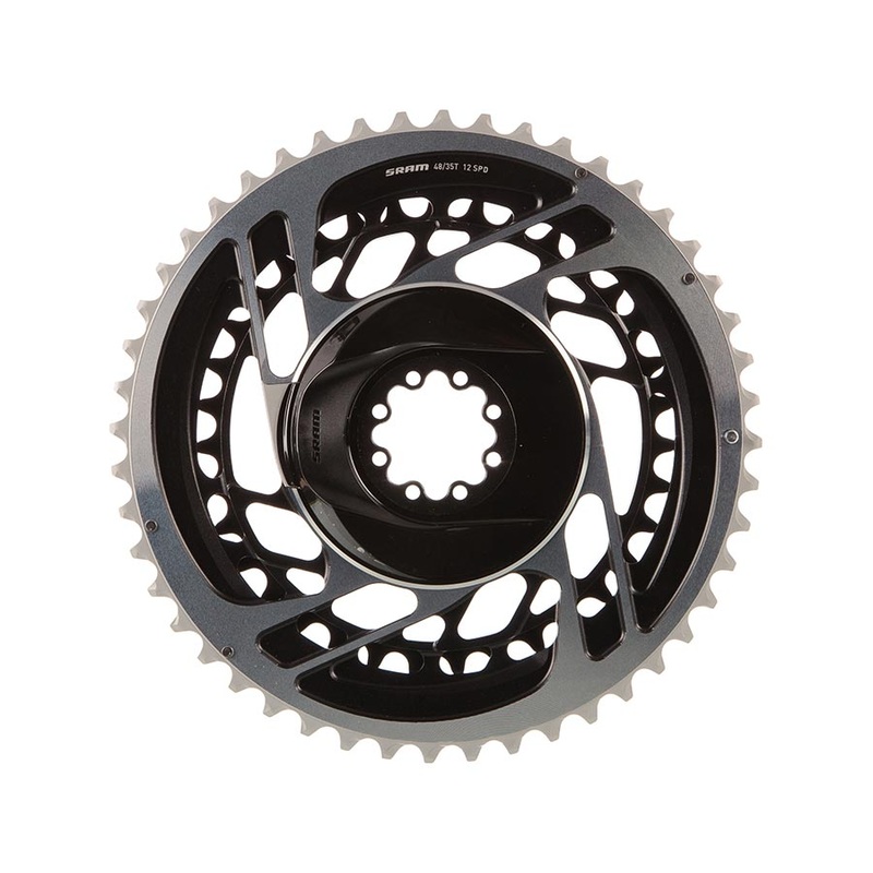 SRAM Red AXS 2x Chainring Teeth: 35/48 Speed: 12 BCD: Direct Mount Pair Aluminum Grey