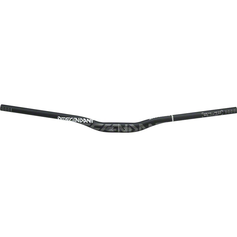 TruVativ Descendant Downhill Handlebar Riser 35mm Clamp, 800mm width, 25mm rise, Black