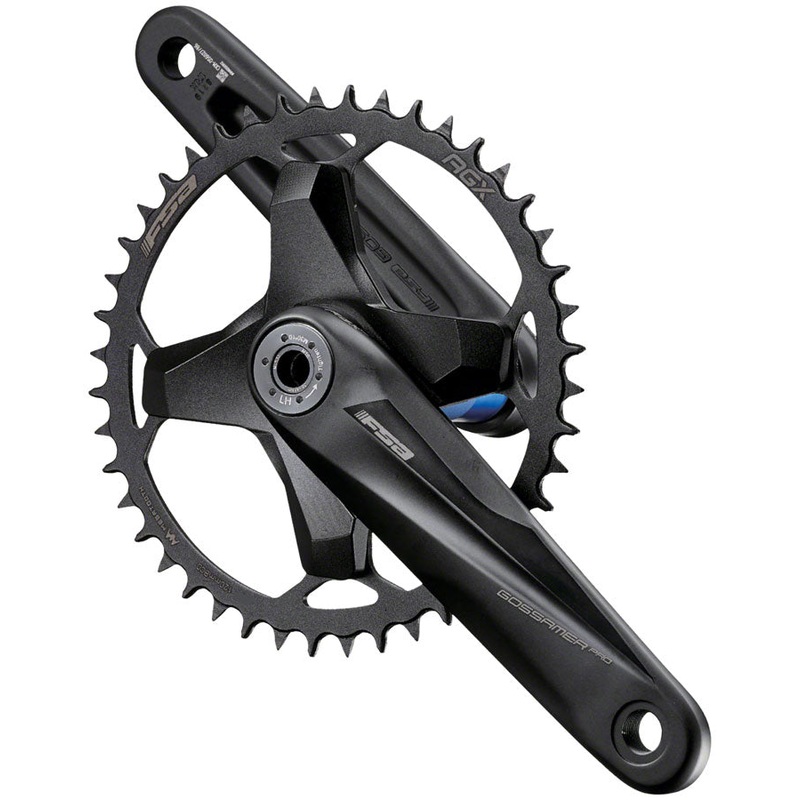 Full Speed Ahead Gossamer Pro Modular AGX+ 1x Crankset - 175mm 11/12-Speed 42t 120mm BCD 386 EVO Spindle Interface BLK