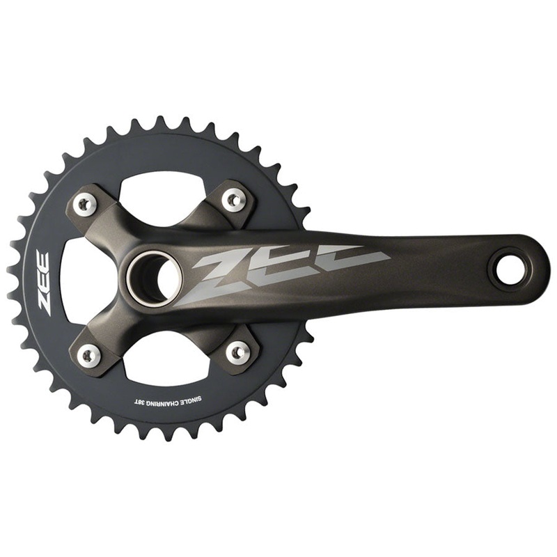 Shimano ZEE FC-M640 Crankset - 170mm 10-Speed 36t 104 BCD Hollowtech II Spindle Interface Includes Bottom Bracket BLK