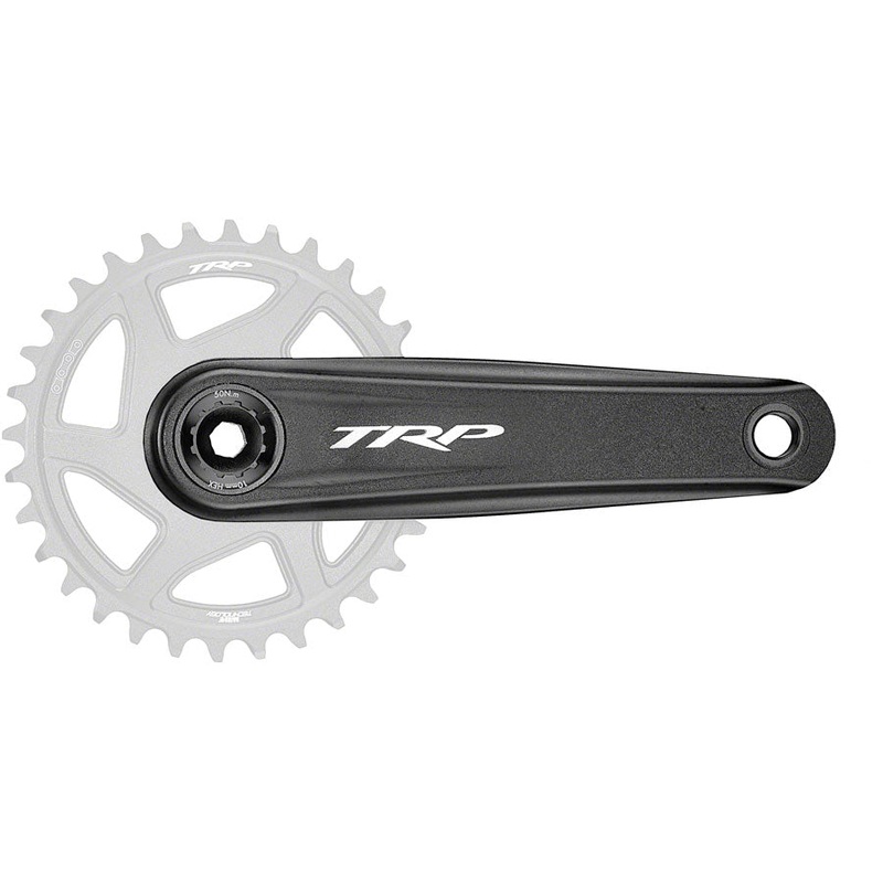 TRP CK-8050 Crankset - 165mm, 12-Speed, For 68/73mm Frame BB, DM CINCH Chainring Interface, 30mm Spindle, Sandblasted