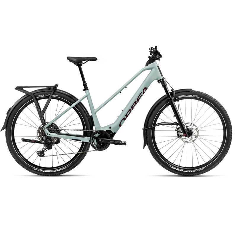2025 Orbea KEMEN ADV 10 MID 28mph All Terrain URBAN E-BIKES - Large, Blue Stone (Matte) - Brugundy (Gloss)