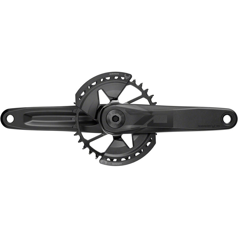 SRAM Eagle 70 T-Type Wide Crankset - 175mm, 12-Speed, 32t Chainring, Direct Mount, 2-Guards, DUB Spindle Interface,