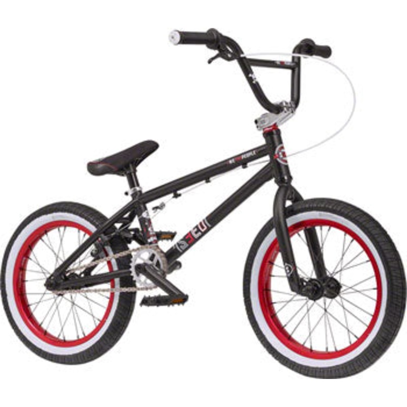 We The People Seed 16" Freestyle Bike-Matte Black