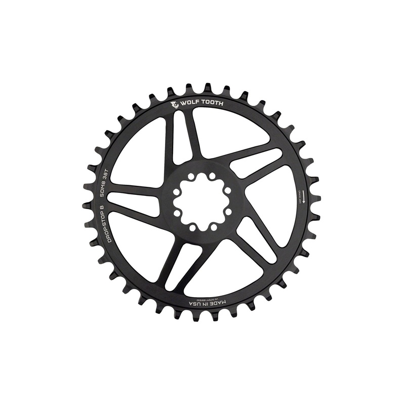 Wolf Tooth Drop-Stop B Chainring SRAM Direct Mount 8-Bolt 6mm Offset