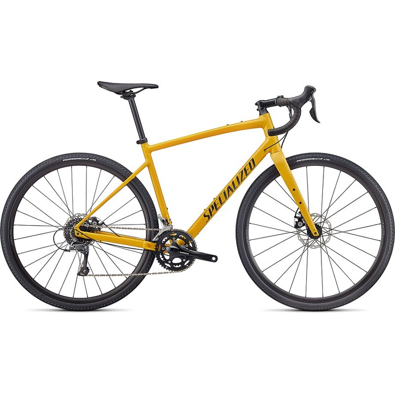 2022 Specialized diverge e5 bike satin brassy yellow/black/chrome/clean 61