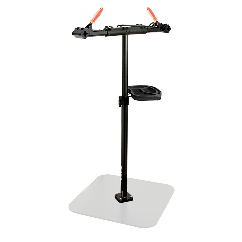 Unior Pro Double Repair Stands for Bicycle Maintenance  Adjustable, Heavy-Duty Workshop Bike Stands with Quick-Release or Manual Clamps