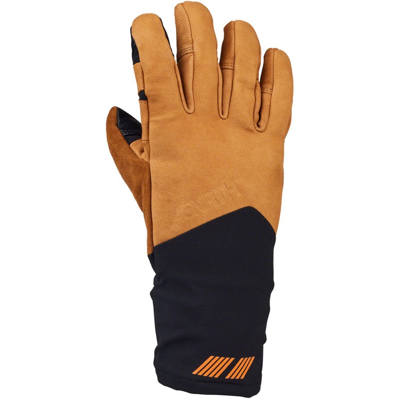 45NRTH 2024 Sturmfist 5 LTR Leather Gloves - Tan/Black Full Finger X-Small