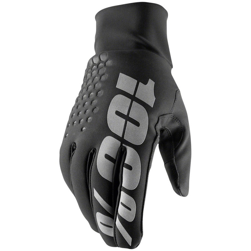 100% Hydromatic Brisker Gloves - Black Full Finger Mens X-Large
