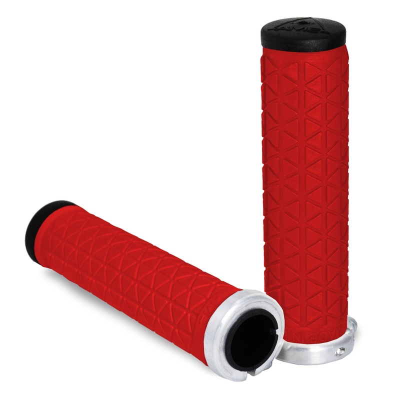 A'ME Tri Bike Grips - Red - Firm