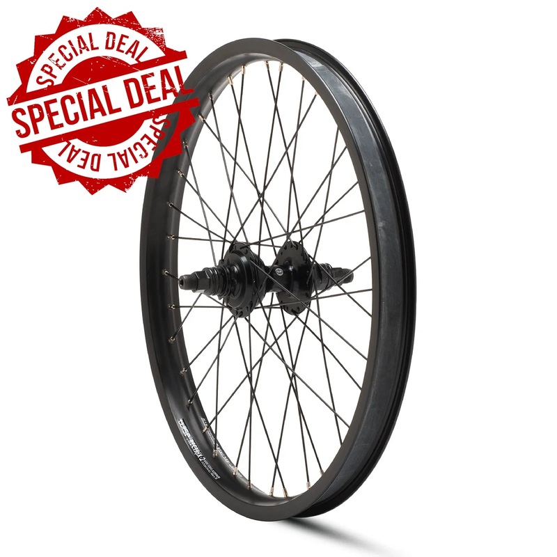 20" DK Wise Retrix 2 BMX Rear Wheel - 9t RHD - Sealed - Black